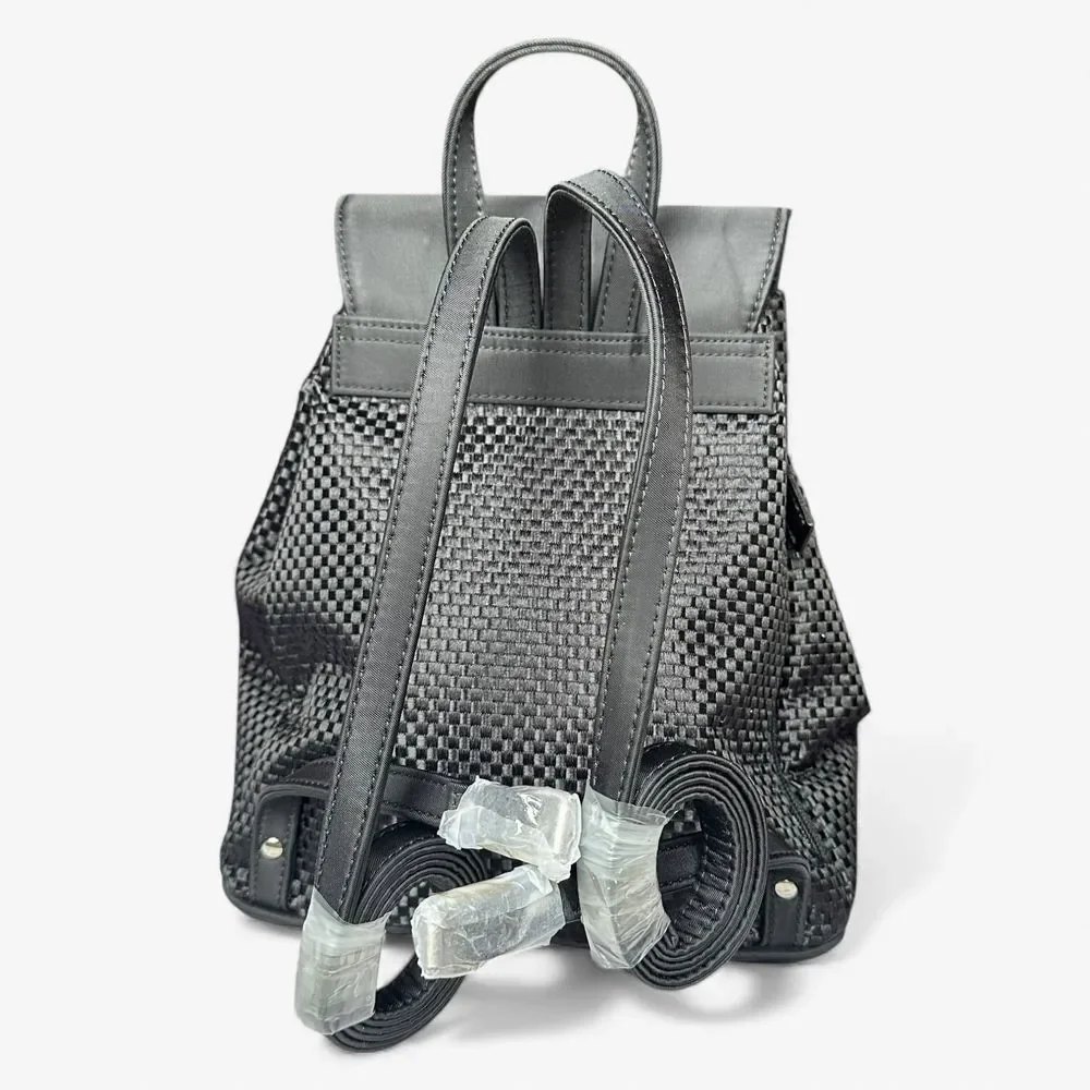 Pringle Black Textured Women's Backpack